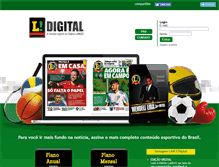 Tablet Screenshot of lancedigital.com.br